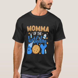 Mama des Geburtstagskindes Kekse und Milch Geburts T-Shirt