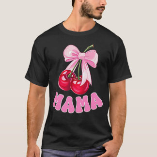 Mama des Geburtstagskindes Kirschen-Themenparty T-Shirt
