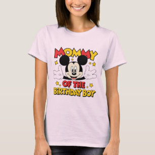 Mama des Geburtstagskindes Süße Cartoonfigur T-Shirt