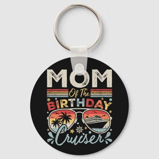 Mama des Geburtstagskreises Schlüsselanhänger (Vorderseite)