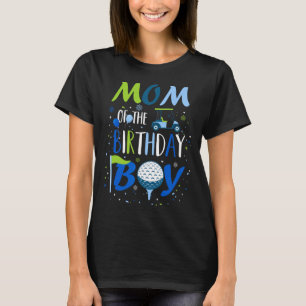 Mama des Geburtstagsools in einer Golfmatte T-Shirt