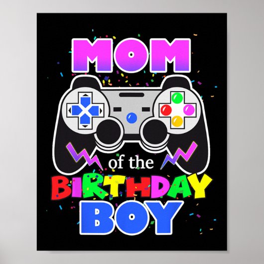 Mama des Geburtstagsspielers Poster (Vorne)