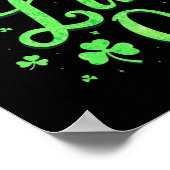 Mama des Glückspilzes erster St. Patrick's Day Poster (Ecke)