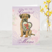 Mama des Grenzschutzes Karte (Gelbe Blume)