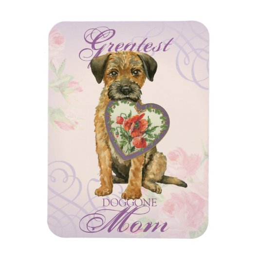 Mama des Grenzschutzes Magnet (Vertikal)