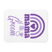 Mama des Grooms Magnet (Horizontal)