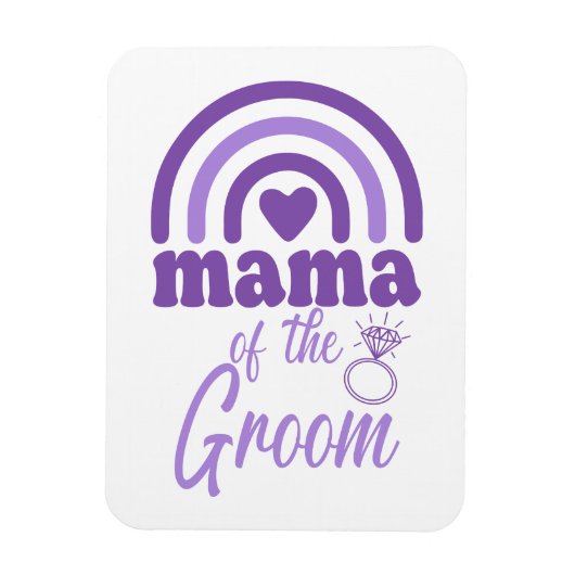 Mama des Grooms Magnet (Vertikal)