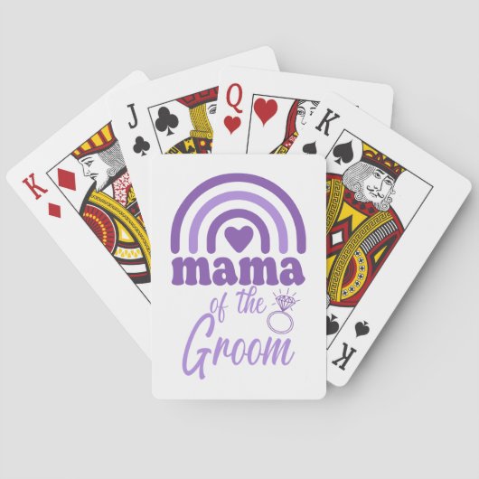 Mama des Grooms Spielkarten (Rückseite)