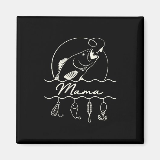 Mama des großen einen Fischens o-fish-ally 1. Magnet (Vorne)