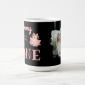 Mama des Gruseligen Pinkoween Retro-Geist Kaffeetasse (Mittel)