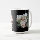 Mama des Gruseligen Pinkoween Retro-Geist Kaffeetasse (VorderseiteRechts)