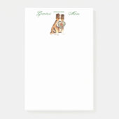 Mama des Herzens Post-it Klebezettel (Vorderseite)