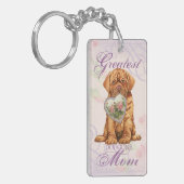 Mama des Hunde Schlüsselanhänger (Vorderseite links)