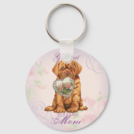 Mama des Hunde Schlüsselanhänger (Vorderseite)