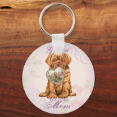 Mama des Hunde Schlüsselanhänger (Vorderseite)