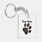 Mama des Hundes mit Paw Schlüsselanhänger (Vorderseite links)