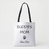 Mama des Hundes mit Paw Tasche (Vorderseite)