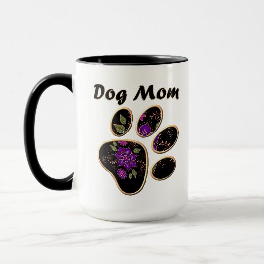 Mama des Hundes mit Paw Tasse (Links)