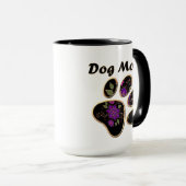 Mama des Hundes mit Paw Tasse (VorderseiteRechts)