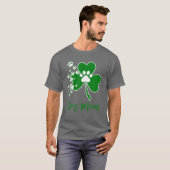 Mama des Hundes - Paw Dog Irish-Patrick's Day T-Shirt (Vorne ganz)