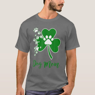 Mama des Hundes - Paw Dog Irish-Patrick's Day T-Shirt