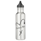 Mama des Hundes, Personalisieren Sie diese Mama de Edelstahlflasche (Links)