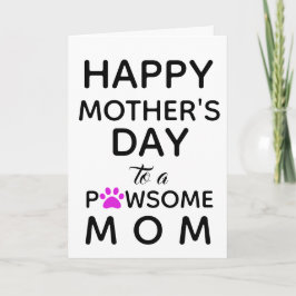 Mama des Hundes vom Muttertag des Hundes Karte