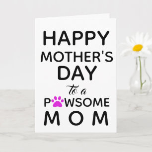 Mama des Hundes vom Muttertag des Hundes Karte
