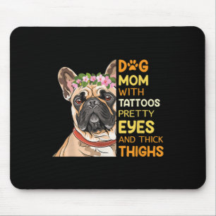 Mama des Hundes, vorübergehend Tattoos mit Tattooo Mousepad