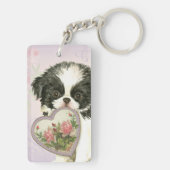 Mama des japanischen Kindes Schlüsselanhänger (Rückseite)