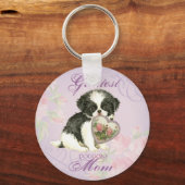 Mama des japanischen Kindes Schlüsselanhänger (Vorderseite)