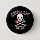 Mama des Kapitäns (Rose) Button (Vorderseite)