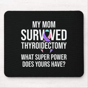 Mama des Krebsbewusstseins Thyreoidektomie Krieger Mousepad