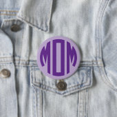 Mama des Lila Circulus monogram, blass und Royal Button (Beispiel)
