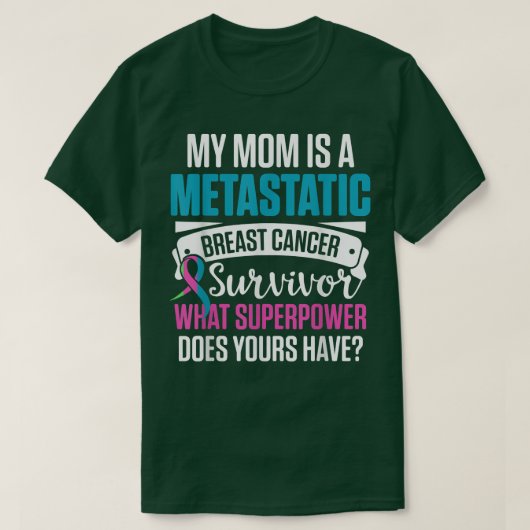 Mama des metastasierten Brustkrebses T-Shirt (Design vorne)
