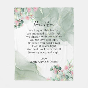 Mama des Muttertags an der Blumenmutter Fleecedecke