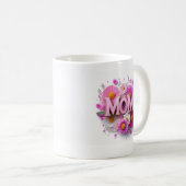 Mama des Muttertags Rosa Tasse (VorderseiteRechts)