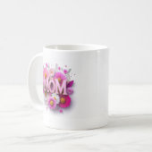 Mama des Muttertags Rosa Tasse (Vorderseite Links)