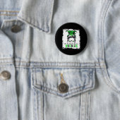 Mama des nephrotischen Syndroms Warrior Green Ribb Button (Beispiel)
