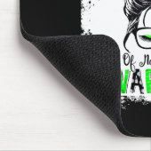 Mama des nephrotischen Syndroms Warrior Green Ribb Mousepad (Ecke)