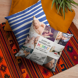 Mama des niedlichen Ersten Muttertags | FotoCollag Kissen