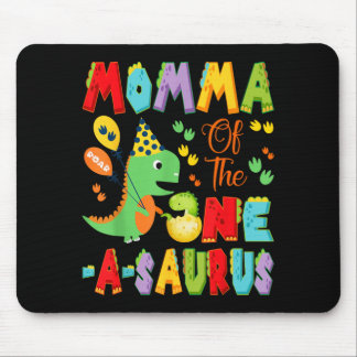 Mama des One-A-Saurus zum 1. Geburtstag Junge Mousepad