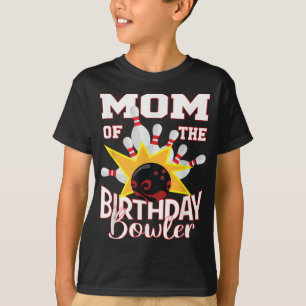 Mama des Party des Geburtstagsbowler-Kid-Bowlings T-Shirt