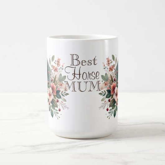 Mama des Pferdes (Mum) Kaffeetasse (Mittel)