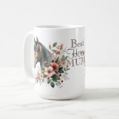 Mama des Pferdes (Mum) Kaffeetasse (Vorderseite Links)