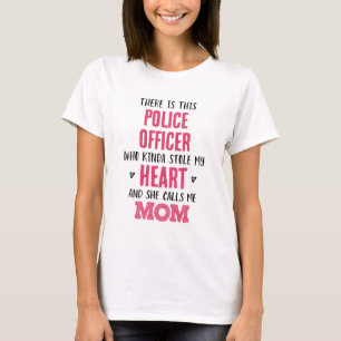 Mama des Polizeibeamten T-Shirt