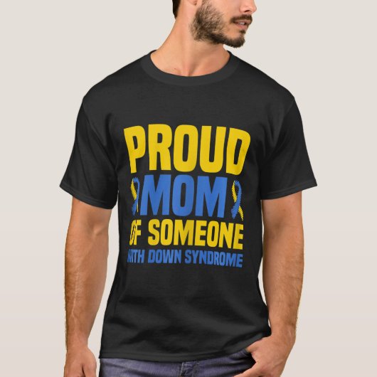 Mama des Proud-Mutter-Down-Syndroms T-Shirt (Vorderseite)
