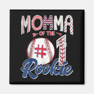 Mama des Rookie-Jungen zum 1. Geburtstag Baseball Magnet