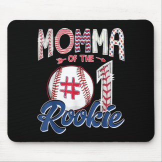 Mama des Rookie-Jungen zum 1. Geburtstag Baseball Mousepad