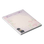 Mama des schwarzen Labors Notizblock (angewinkelt)